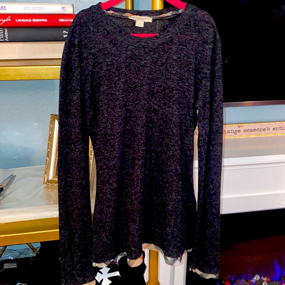 Burberry thin fabric sweater size small
